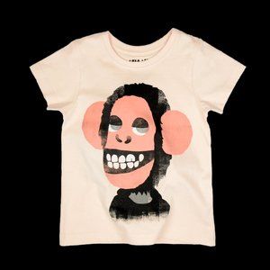 Organic short sleeve girls or boys tee 4-5T Aki & Aiko Count Vinnie